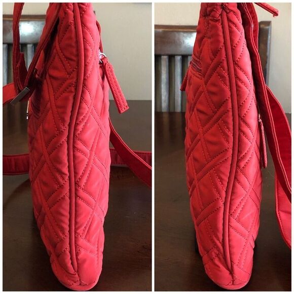 VERA BRADLEY - "Hipster" Quilted Microfiber Crossbody Bag in Tango Red/LOVELY!♥️ - Picture 12 of 16